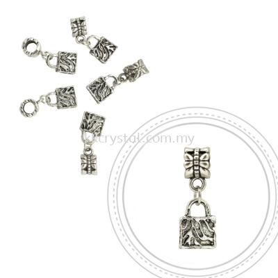 Dangle Charms, D08, Plated, 5pcs:pack