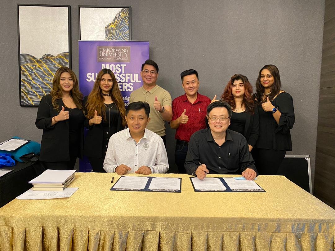 士姑來中華總商會和馬來西亞林國榮創意科技大學 Limkokwing University of Creative Technology 簽署合作諒解備忘錄。