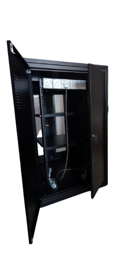 24U STANDING SERVER RACK (2 DOOR)