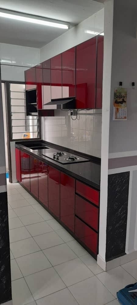 Real Samples of Aluminium Kitchen Cabinet In Selangor Area Aluminium Kitchen Cabinet Suitable In Malaysia Kitchen Cabinet  Malaysia Reference Renovation Design 