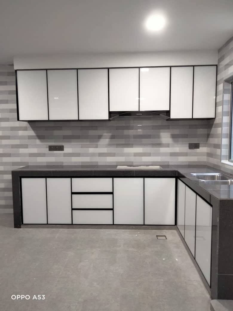 Contoh Rekaan Kabinet Dapur Aluminium Yang Sesuai Dan Siap Pasang di Kawasan Selangor Kabinet Dapur Aluminium Yang Sesuai Di Malaysia Kabinet Dapur Rujukan Reka Bentuk UbahSuai Malaysia