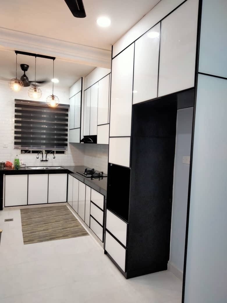 Contoh Rekaan Kabinet Dapur Aluminium Yang Sesuai Dan Siap Pasang di Kawasan Selangor Kabinet Dapur Aluminium Kabinet Dapur Rujukan Reka Bentuk UbahSuai Malaysia