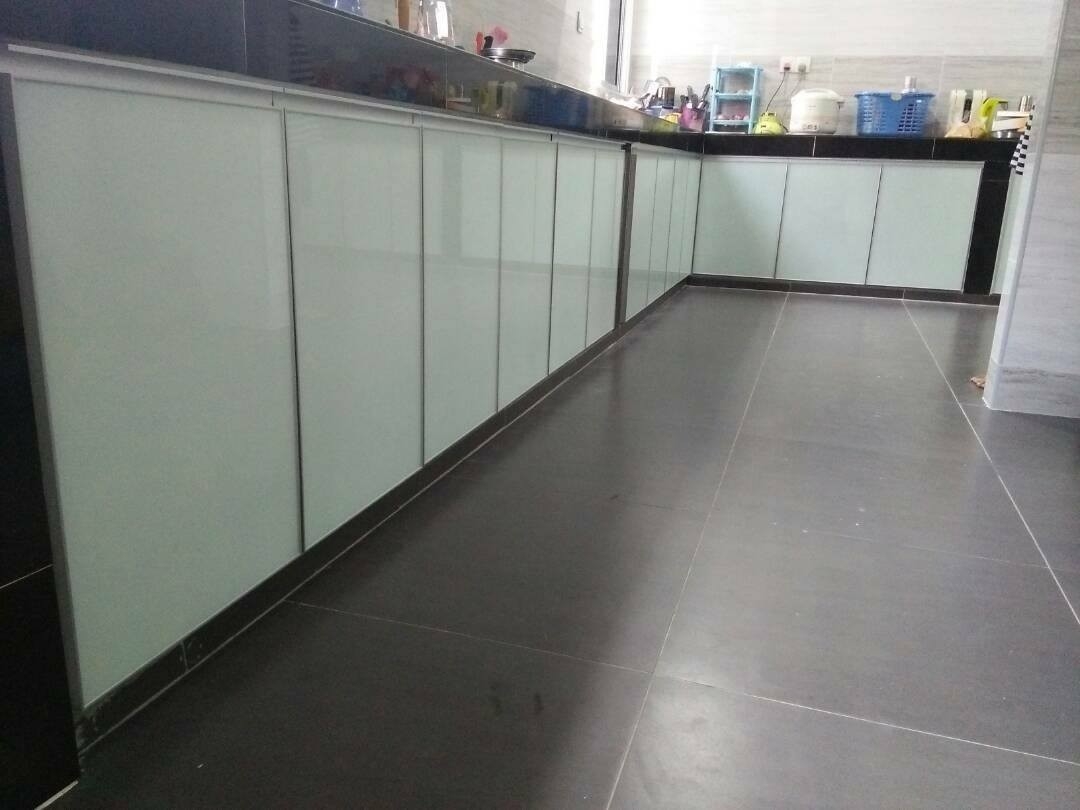 Real Samples of Kitchen Cabinet And Completed Installation In Selangor Concrete Table Top Kitchen Cabinet  Malaysia Reference Renovation Design 