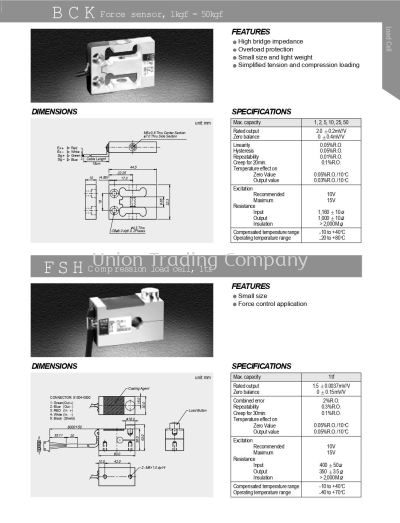 BCK Force Sensor 1kgf-50kgf