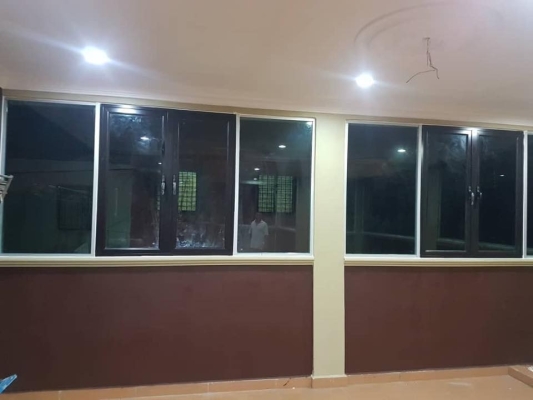  Of Aluminium Casement Window Completed installation in Selangor