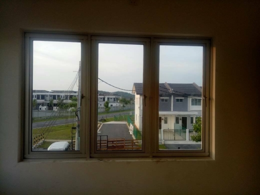  Of Aluminium Casement Window Completed installation in Selangor