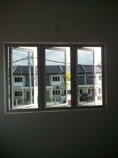  Of Aluminium Casement Window Completed installation in Selangor