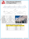 POLYCARBONATE INDUSTRIAL CORRUGATED SHEET IC12 (CL) ZINC ALUMINIUM SHEET HARDWARE TOOLS BUILDING SUPPLIES & MATERIALS