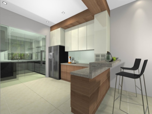 Kitchen Cabinet 3D Design Suitable Malaysia 2021