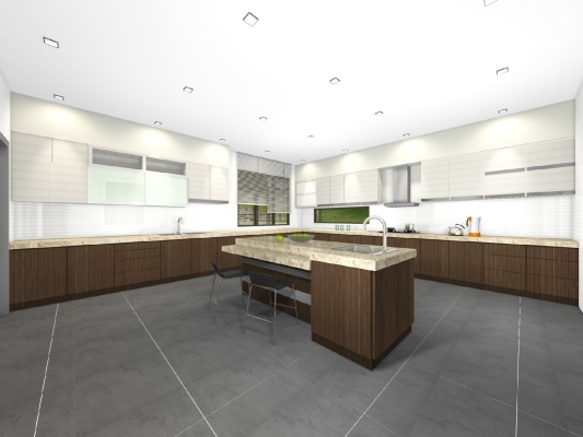 Kitchen Cabinet 3D Design Suitable Malaysia 2021