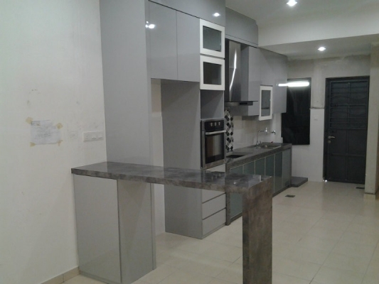 Fully Completed Kitchen Cabnet Refer In Malaysia Johor