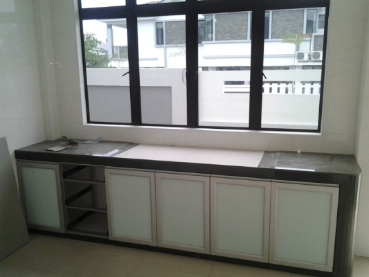 Fully Completed Kitchen Cabnet Refer In Malaysia Johor