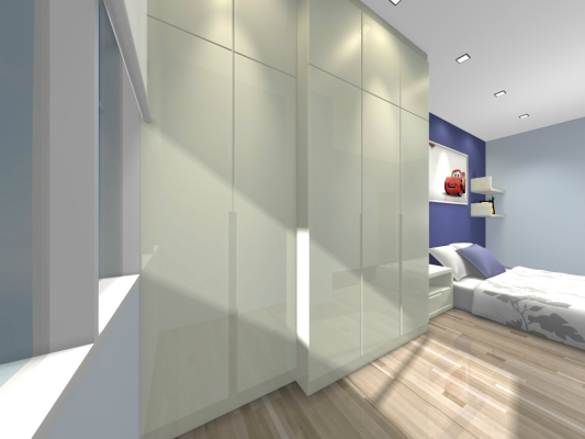 Wardrobe 3D Design Suitable Malaysia