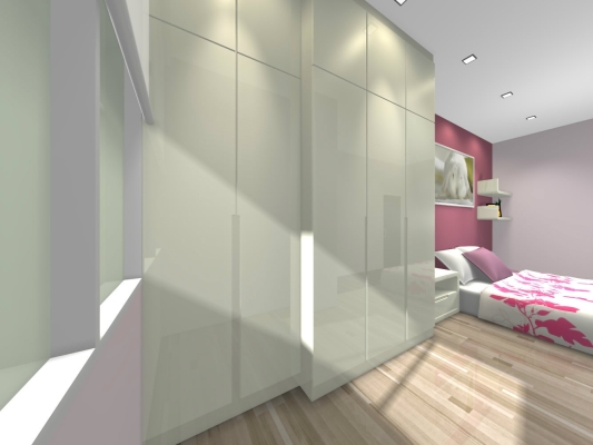 Wardrobe 3D Design Suitable Malaysia