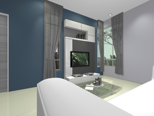 Custom Living Furniture 3D Design Suitable Malaysia 2021
