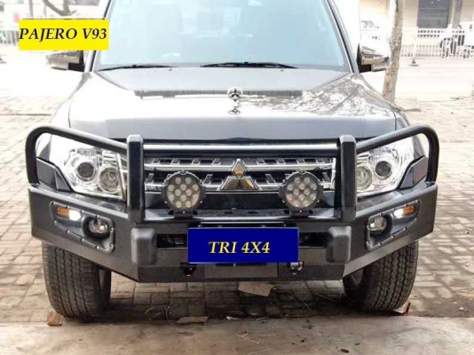 TRI T13 STEEL BULL BAR PAJERO V93