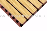 Grooved Acoustic Panel Sound Absorption