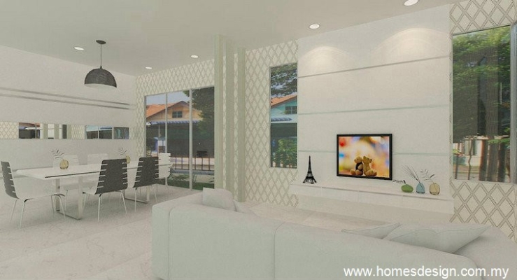 3D Living Hall Renovation Design Refer Suitable Malaysia 2021