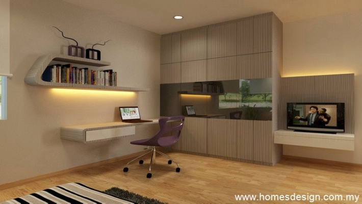 3D Custom Study Room Custom Furniture Design Refer Suitable Malaysia 2021