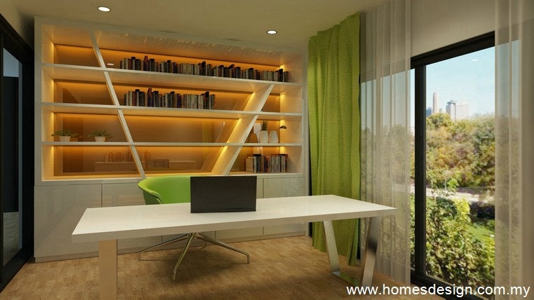 3D Custom Study Room Custom Furniture Design Refer Suitable Malaysia 2021 Study Room 3D Design Drawing