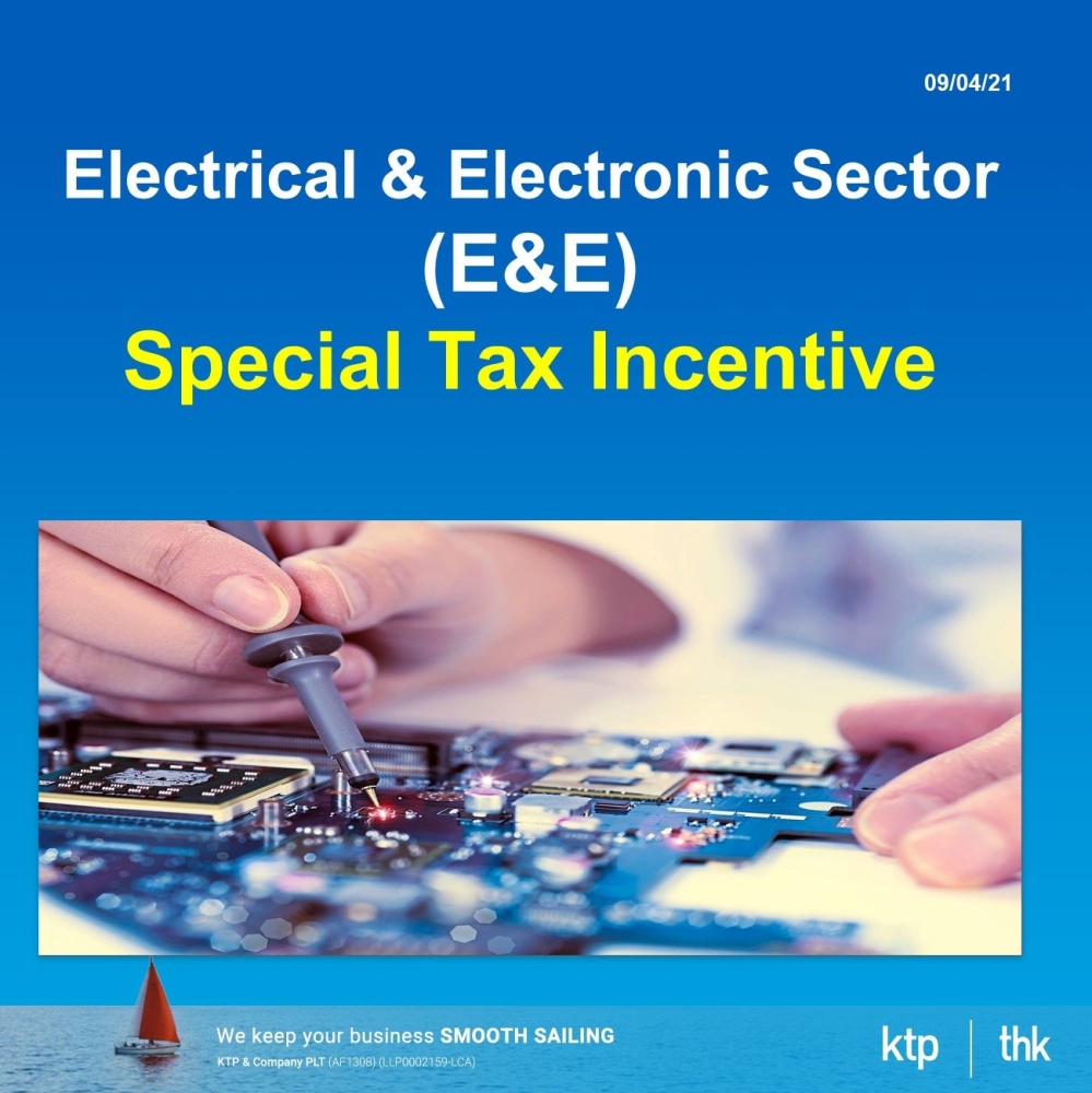 special tax incentive for E&E sector