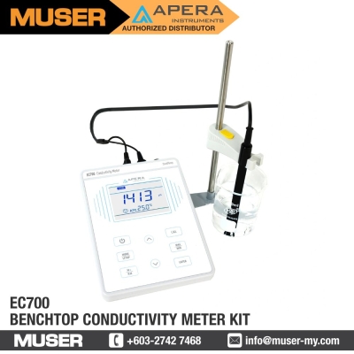 EC700 Benchtop Conductivity Meter Kit | Apera by Muser