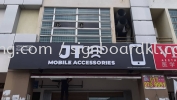 Jt Mobile 3D Led Frontlit Lettering Signage Signboard At Klang Kuala Lumpur  3D BOX UP LETTERING SIGNBOARD