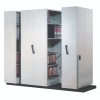 4 bays handpush mobile compactor with lock Office storage Steel filing cabinet Compactors