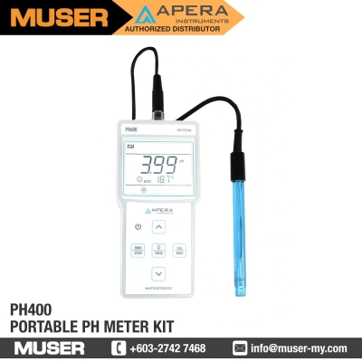 PH400 Portable pH Meter Kit | Apera by Muser