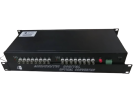 SONICVIEW - 16CHANNEL WITH 1 DATA FIBER VIDEO CONVERTER SUPPORT 3MP MEDIA & VIDEO CONVERTER Fiber Optic 