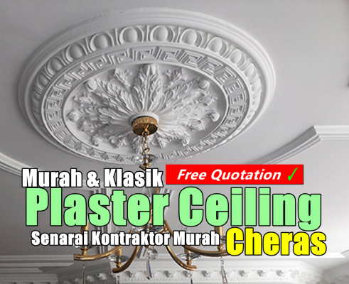 Pasang Plaster Ceiling Murah Di Cheras