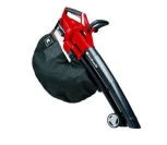 EINHELL CORDLESS LEAF VACUUM/ BLOWER  BLOW:210KM/H SUCTION:720M3/H, BAG VOL: 45L WEIGHT: 3.4KG