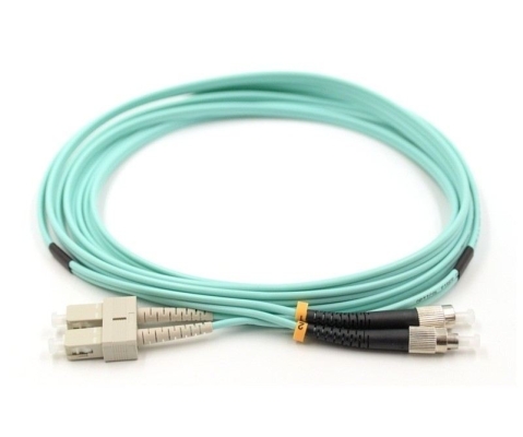 SC - FC OM3 MULTIMODE PATCH CORD 50/125UM