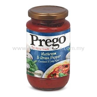 Prego Mushroom & Green Pepper Pasta Sauce 673G