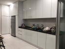 4G Glass Door Kitchen Cabinet @ Bandar Damai Perdana Built-in Cabinet