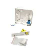 TM 1PORT SC FIBER WALL SOCKET