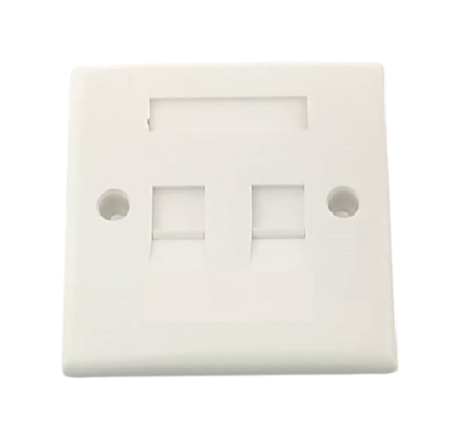 C - DOUBLE PORT FACE PLATE