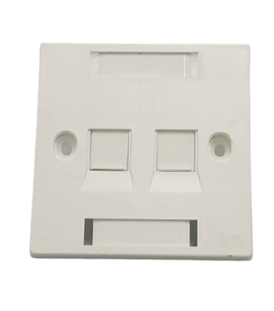 A - DOUBLE PORT FACE PLATE