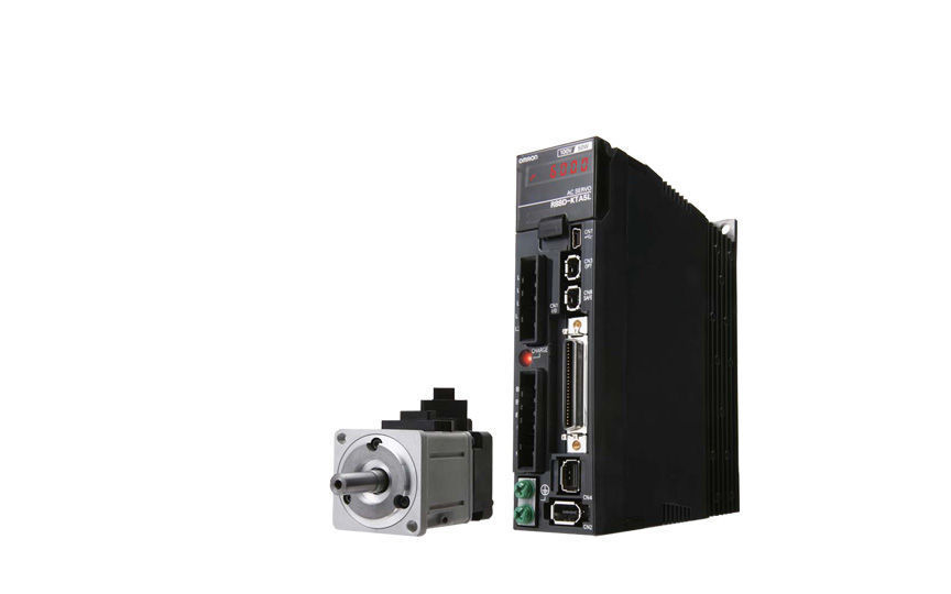 OMRON R88M-K, R88D-KN[]-ECT The G5 series has a direct connection to the NJ controller via EtherCAT.