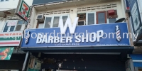 KAPAR BARBER SHOP 3D SIGNAGE MAKER AT SEKINCHAN | KUALA SELANGOR | TANJUNG KARANG 3D ALUMINIUM BOX UP SIGNBOARD