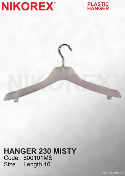 500101MS - HANGER 230 MISTY (10pcs)