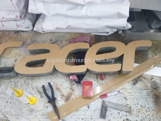 ACER EG 3D LETTERING SUPPLY AT KLANG, SELANGOR, MALAYSIA