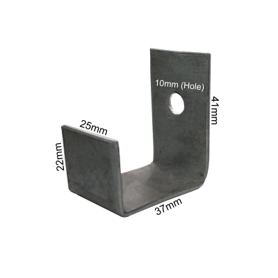 Ladder Bracket With Side Hole - M10 Hole