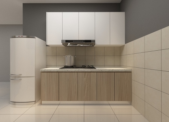 Kitchen Cabinet 3D Design From Perak Contractor