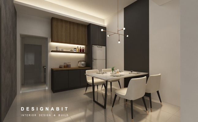 Kitchen Cabinet 3D Design From Perak Contractor