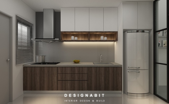 Kitchen Cabinet 3D Design From Perak Contractor