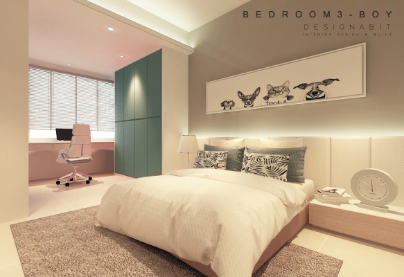 Bedroom 3D Design Drawing Refer From Perak Contractor 2021