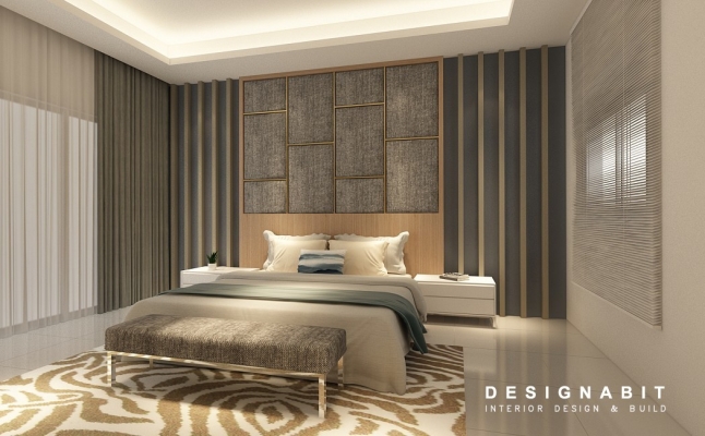 Bedroom 3D Design Drawing Refer From Perak Contractor 2021