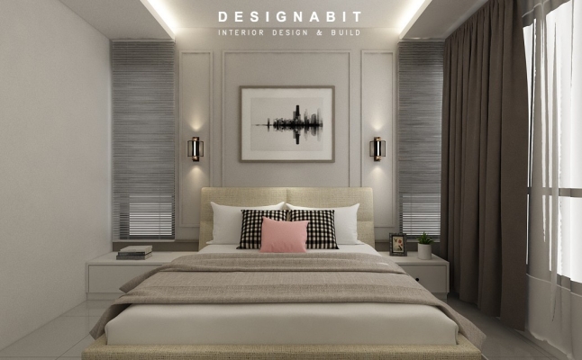 Bedroom 3D Design Drawing Refer From Perak Contractor 2021