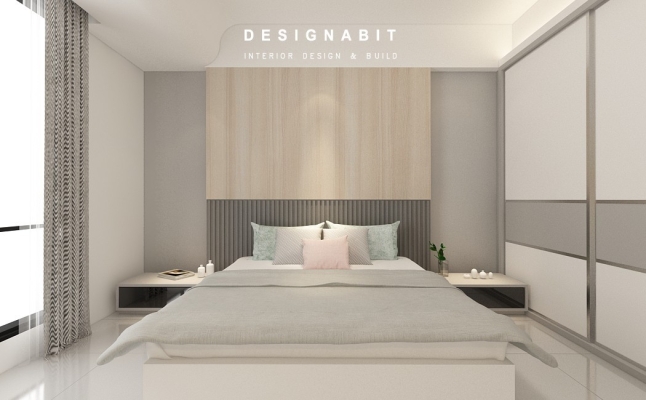 Bedroom 3D Design Drawing Refer From Perak Contractor 2021